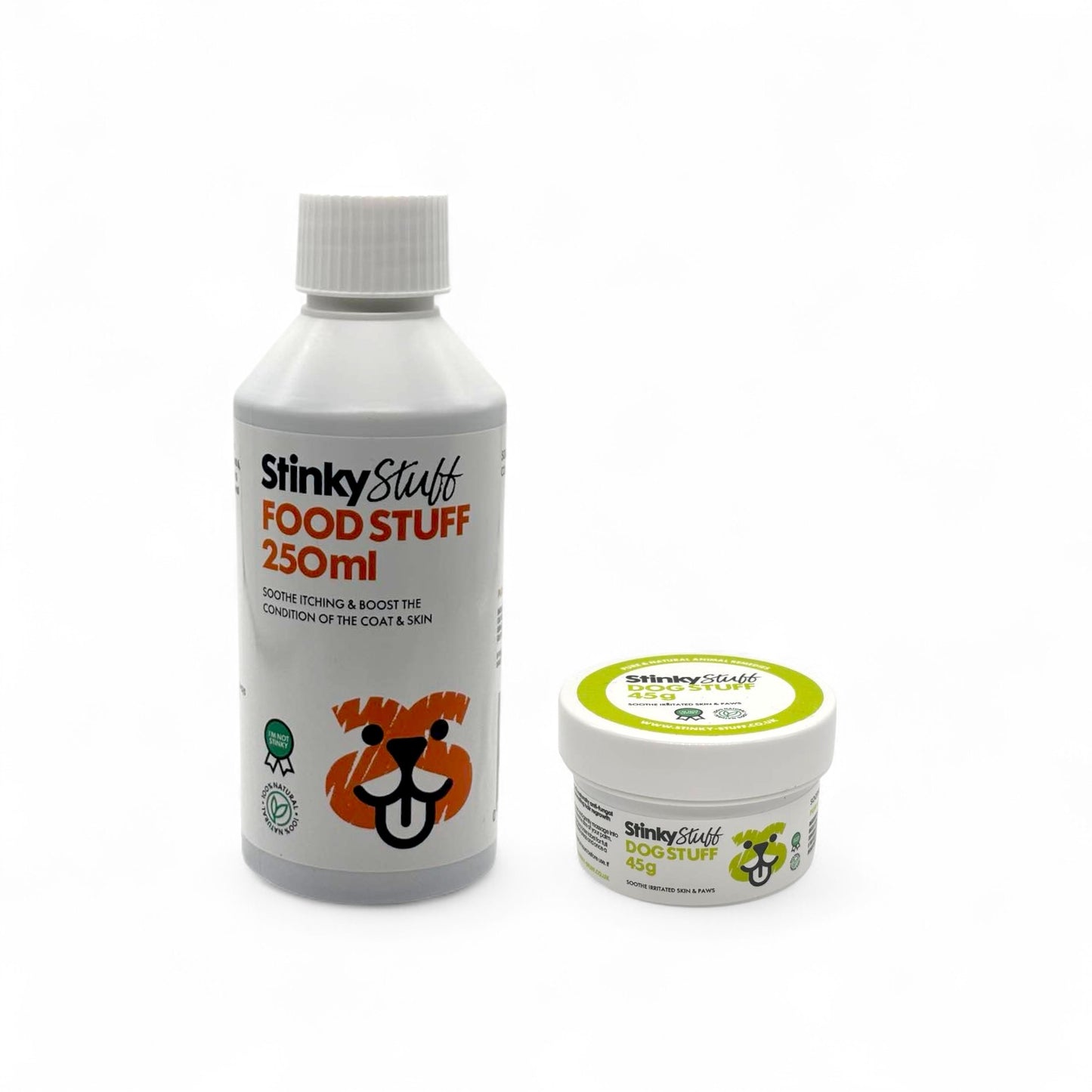 Food Stuff 250ml & Free Dog Stuff 45g - Soothe Itchy Irritated Skin